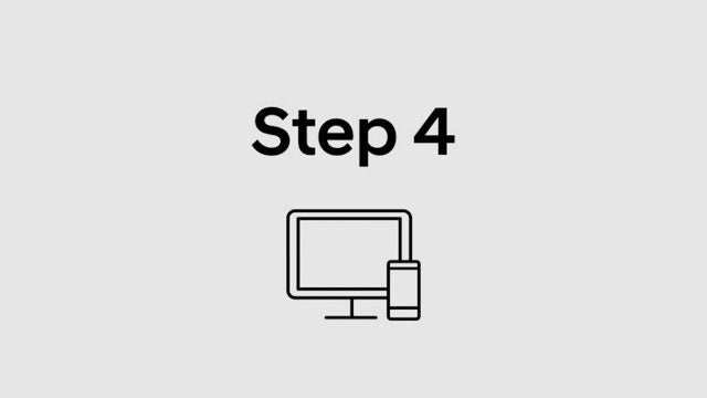 Step 4 desktop and phone icon