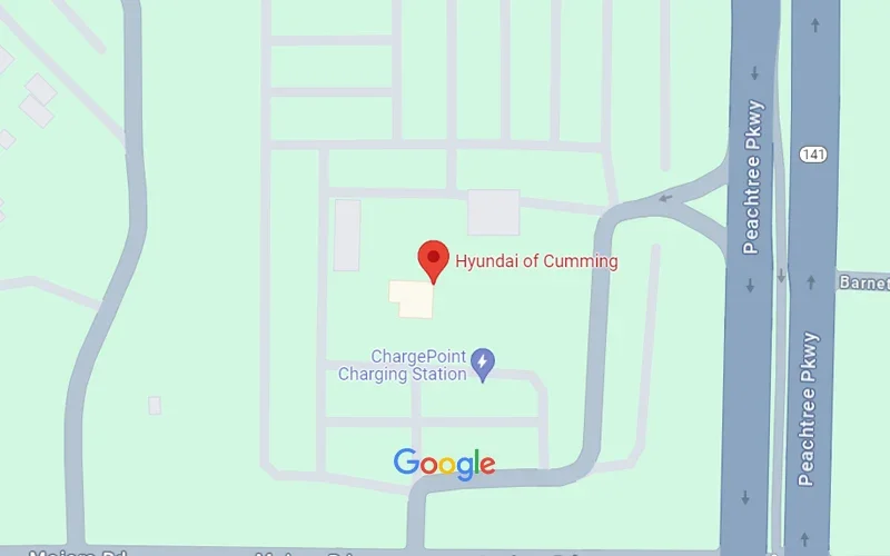 Hyundai of Cumming in Cumming GA map